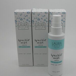LAURA GELLER Spackle Mist Restore with Coconut Water 4 oz ea - Lot of 3